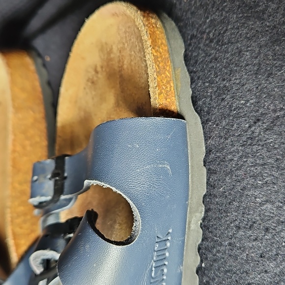 Birkenstock Ibiza Blue Double Strap Sandals - Picture 9 of 12